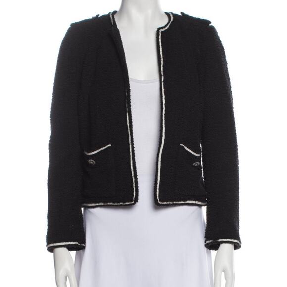 The Kooples Textured Blazer Jacket Size 38 6 Office Event Cardigan Designer - Picture 1 of 12